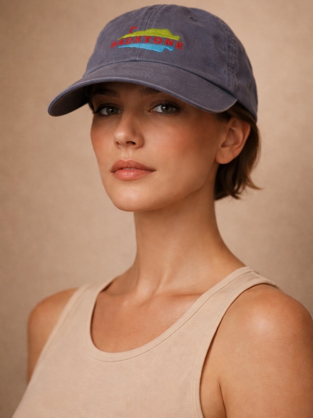 Redstone PGA Tour Golf Hat Gray Adjustable Baseball Cap Classic